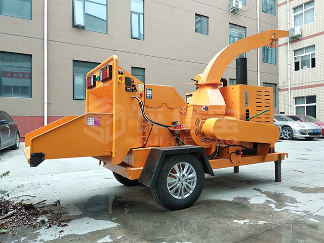 修剪后的園林綠化廢棄物可以用樹枝粉碎機處